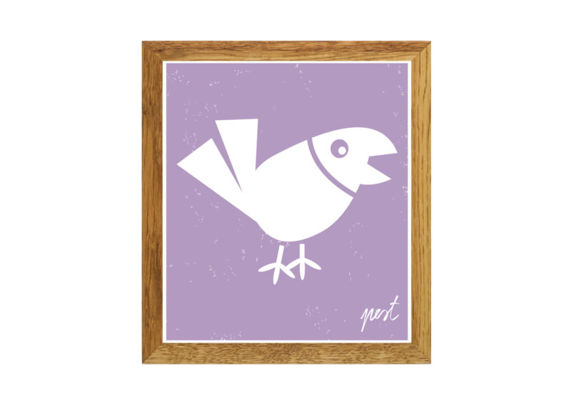 Pest Froke Violet poster Pest Froke Violet poster