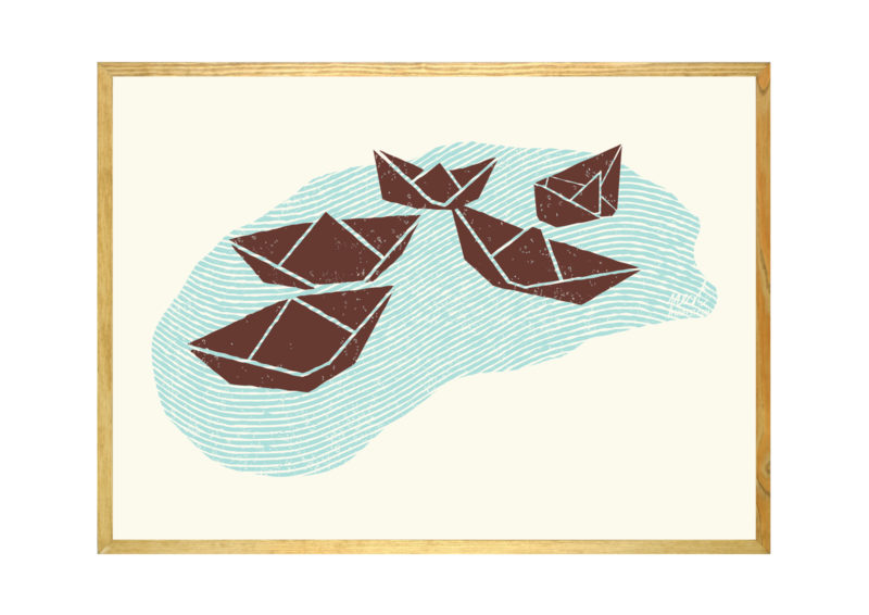 Pest Wine Ship Brown poster Pest Wine Ship Brown poster