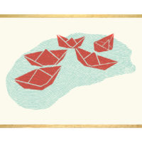 Pest Wine Ship Red poster