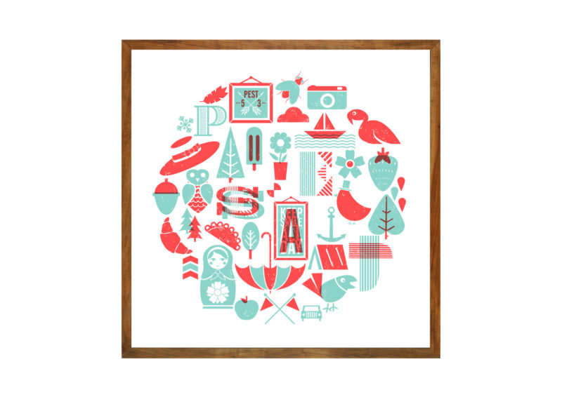 Pest Circle red poster Pest Circle red poster