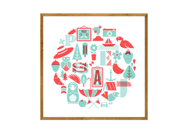 Pest Circle red poster Pest Circle red poster