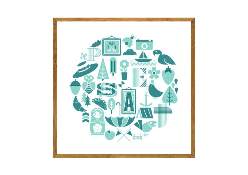 Pest Circle mint poster Pest Circle mint poster