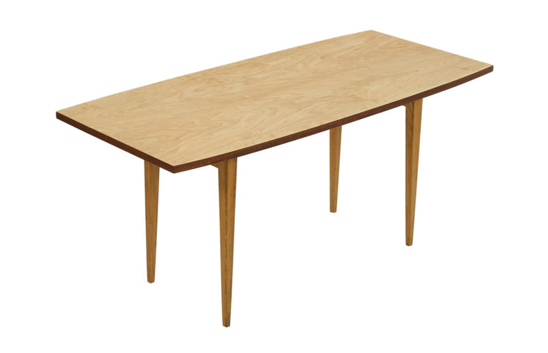 PRL coffee bench, so called 'patyczak' type Fully revitalized.