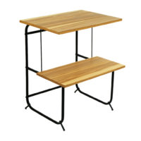 audio table, vintage table, audio equipment table