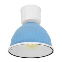 Industrial lamp after renovation