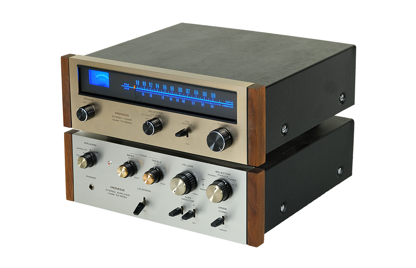 Pioneer SA-500A amplifier. Pioneer TX-500 Analog Tuner.