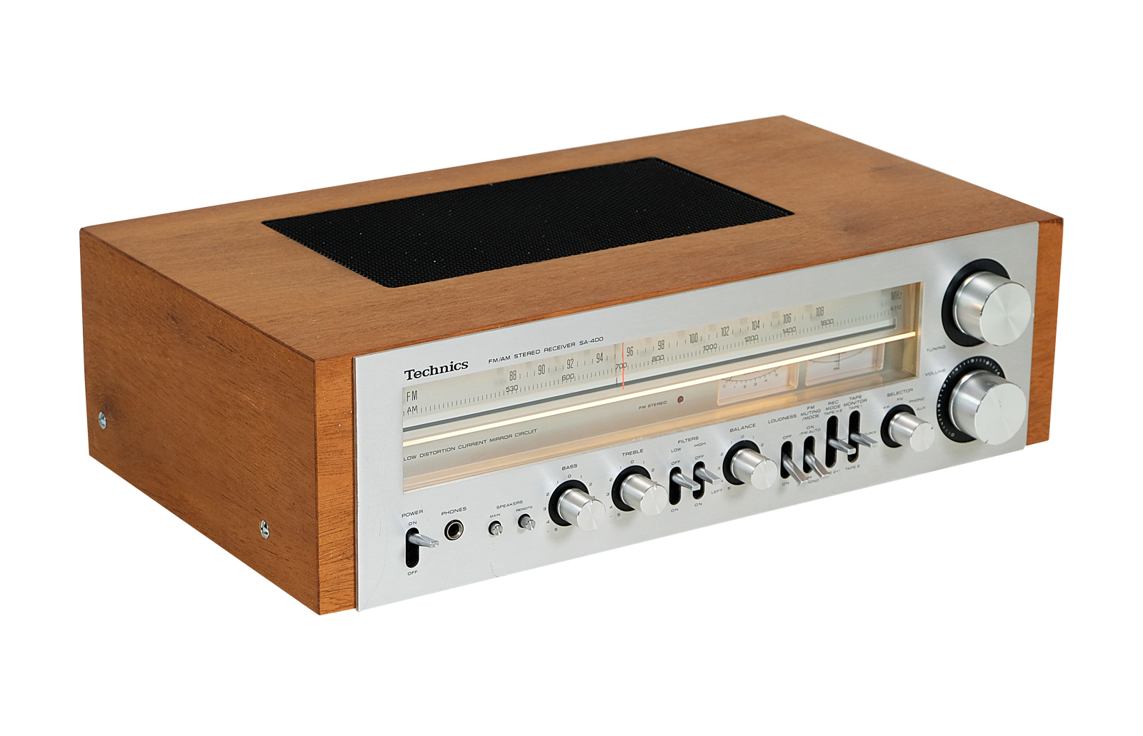 Amplituner Technics SA 400, audio vintage, technics sa 400