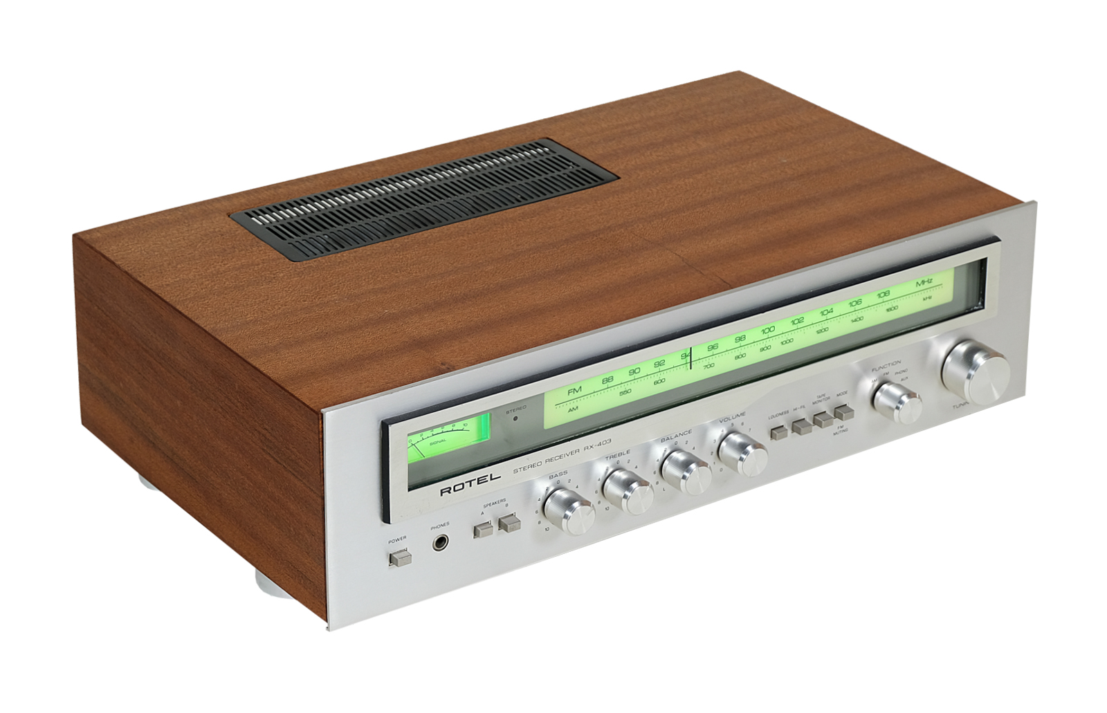 Amplituner Rotel RX 403, audio vintage, Rotel RX 403