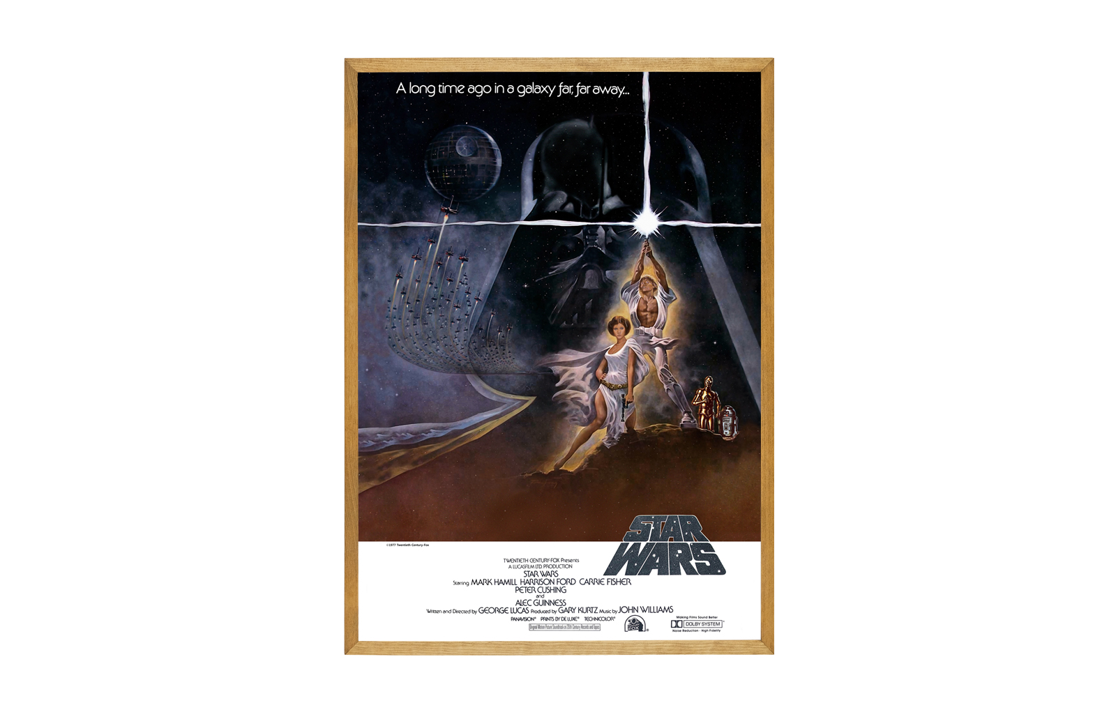 Star Wars. New Hope film poster