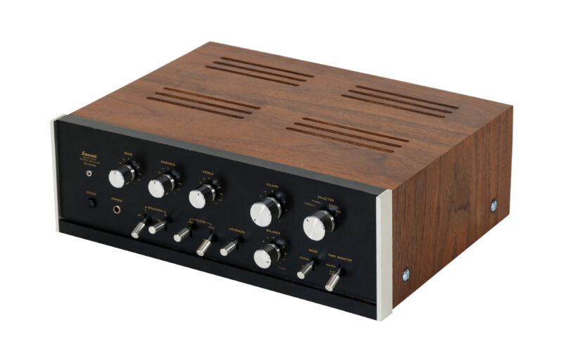 Sansui AU-555A amplifier, audio vintage
