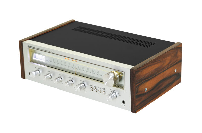 Pioneer SX-450 stereo receiver. Classic Vintage. Completely revitalized. Orange. pioneer sx 450, vintage audio