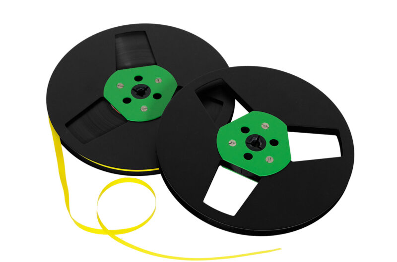 Szpule aluminiowe BASF 18cm. Taśma Revox Professional 601. Revox Professional 601, audio vintage