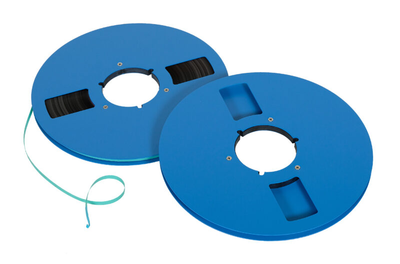 Szpule aluminiowe REVOX 26,5cm. Taśma REVOX Professional 601. Blue Velvet. Revox Professional 601, audio vintage