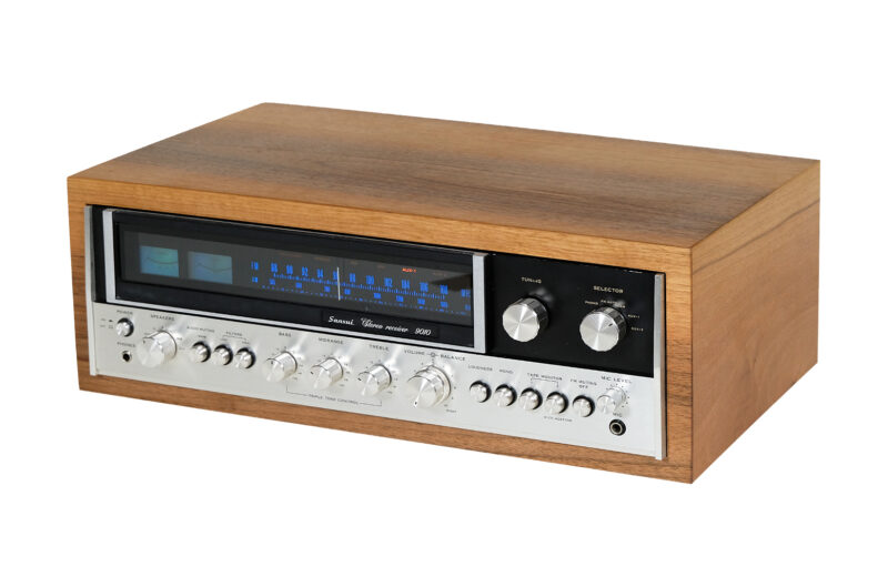 Amplituner Sansui 9010. Po całkowitej rewitalizacji. Classic Vintage. Sansui 9010, sansui 881, audio vintage