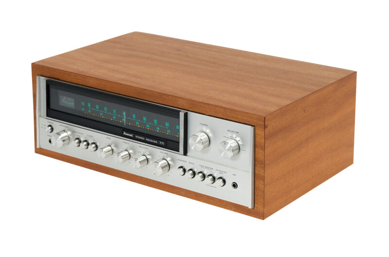 Amplituner Sansui 771. Po całkowitej rewitalizacji. Classic Vintage. Sansui 771, audio vintage