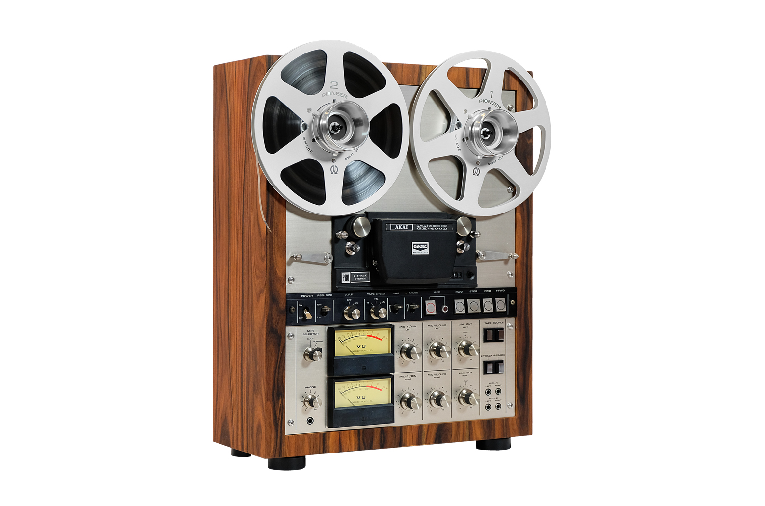 Magnetofon szpulowy Akai GX 400D PRO. Classic Vintage. Exclusive version. Po całkowitej rewitalizacji. Akai GX 400D PRO, audio vintage